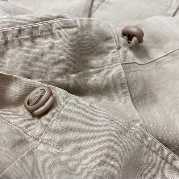 Eileen Fisher Tencel Linen Notched Collar Jacket - Picture 7 of 8